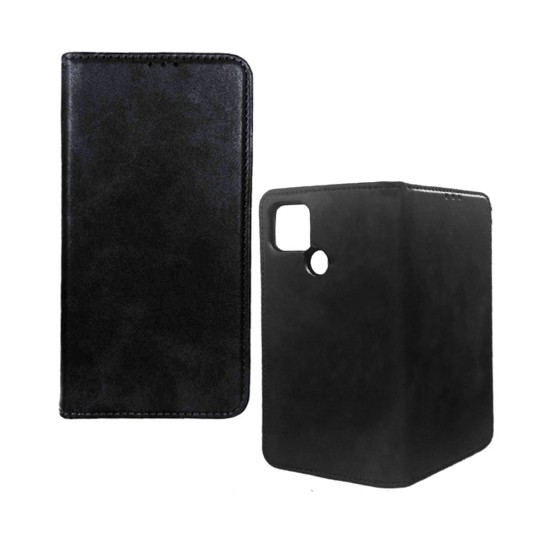 Leather Flip Cover with Internal Pocket For Xiaomi Redmi A1 Plus Black